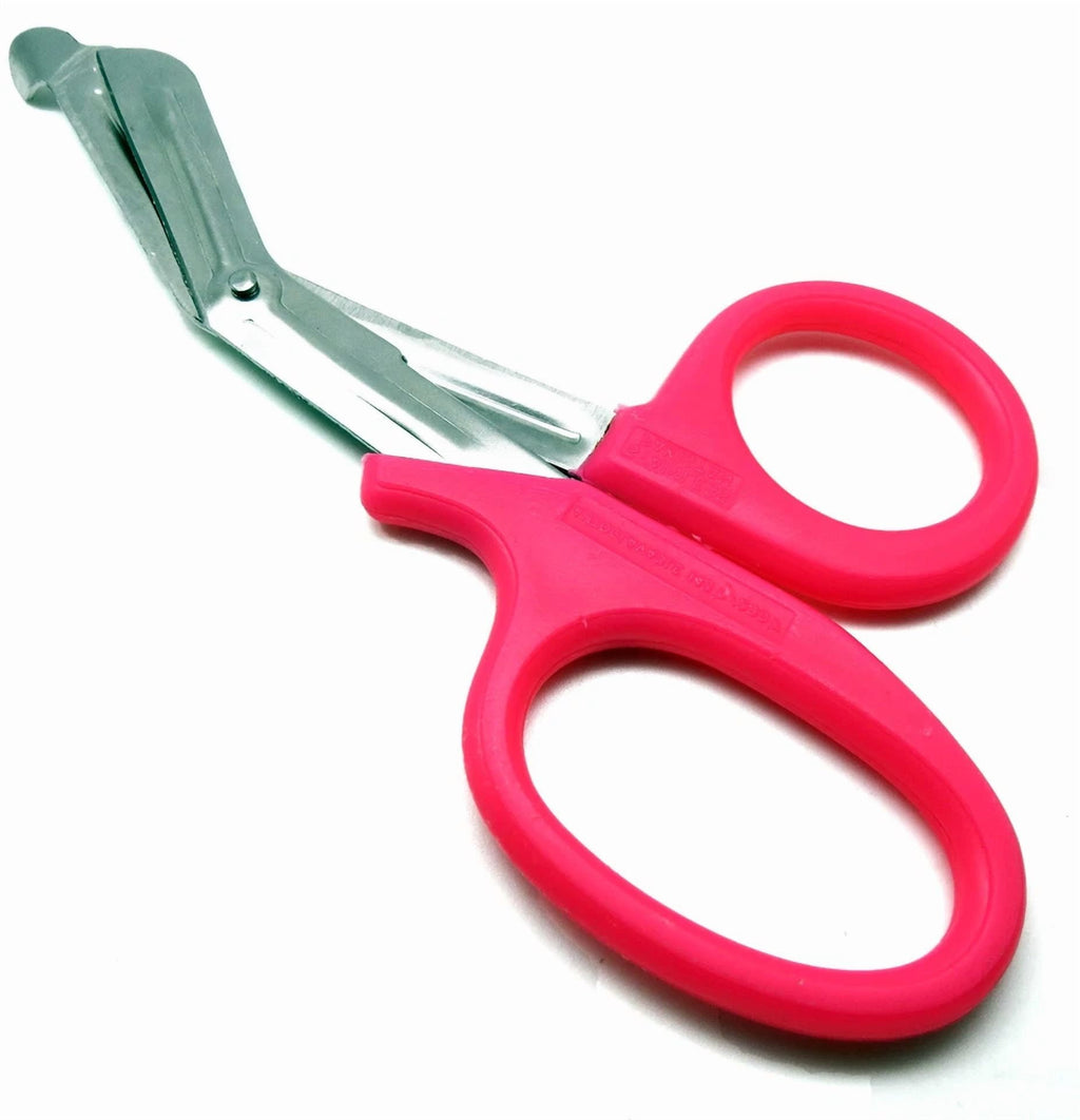 Pink Utility Scissors 7.25" Multi-Purpose Diy Ems Emt Universal Shears Tools
