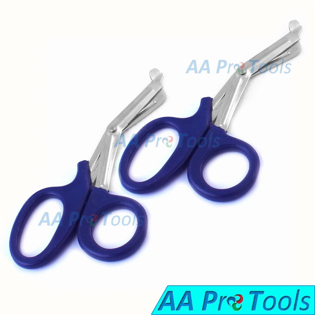 New 2 Pairs 7 1/2" Emt Bandage Scissors Trauma Shear 7.5" Navy Blue Utility Emt