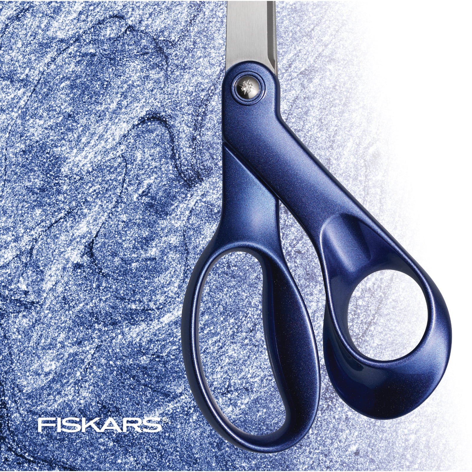 Fiskars Explore 8" Fabric/Craft Scissors, Blue Expanse