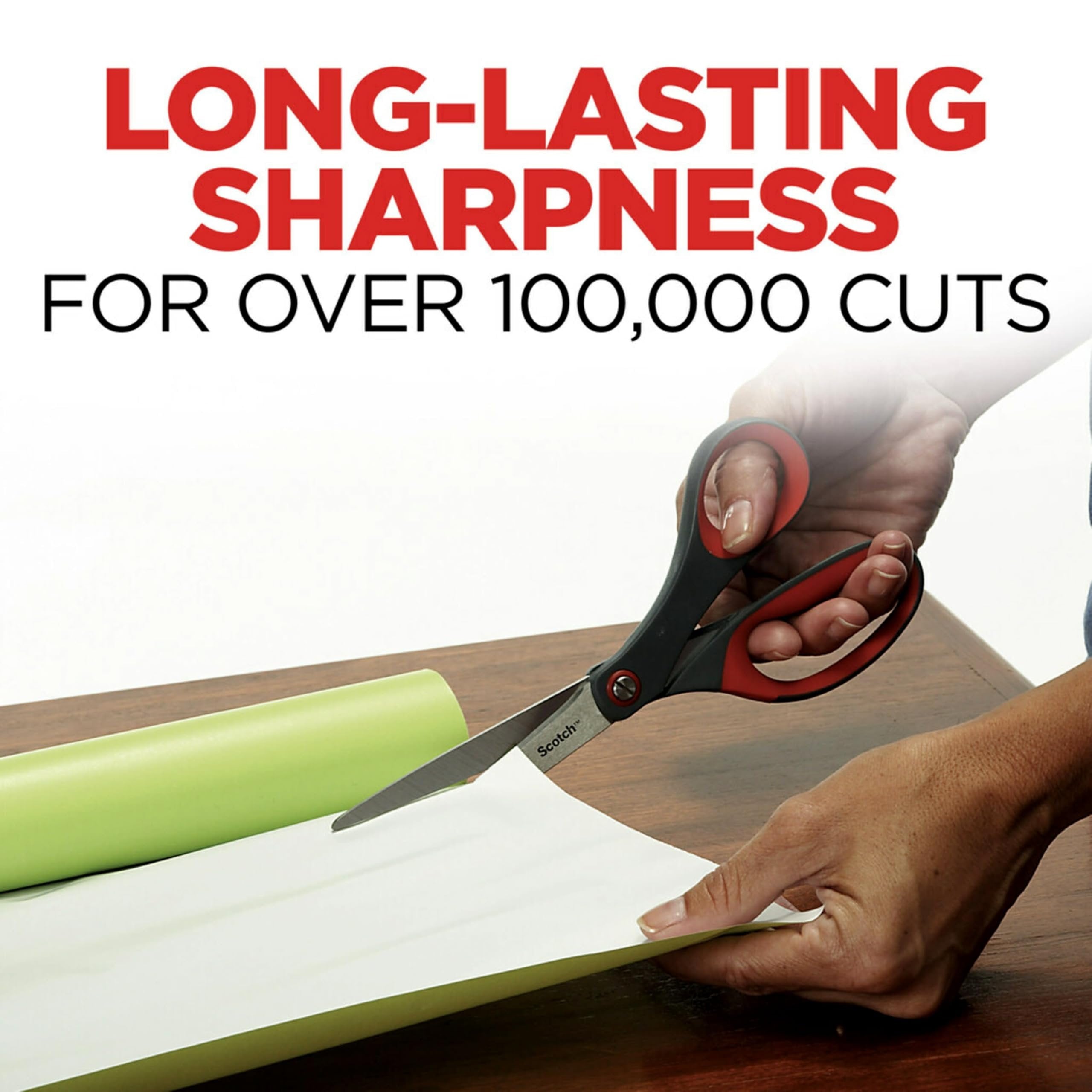 Scotch 8 Inch Precision Bent Scissors, Great for Everyday Use 1448B