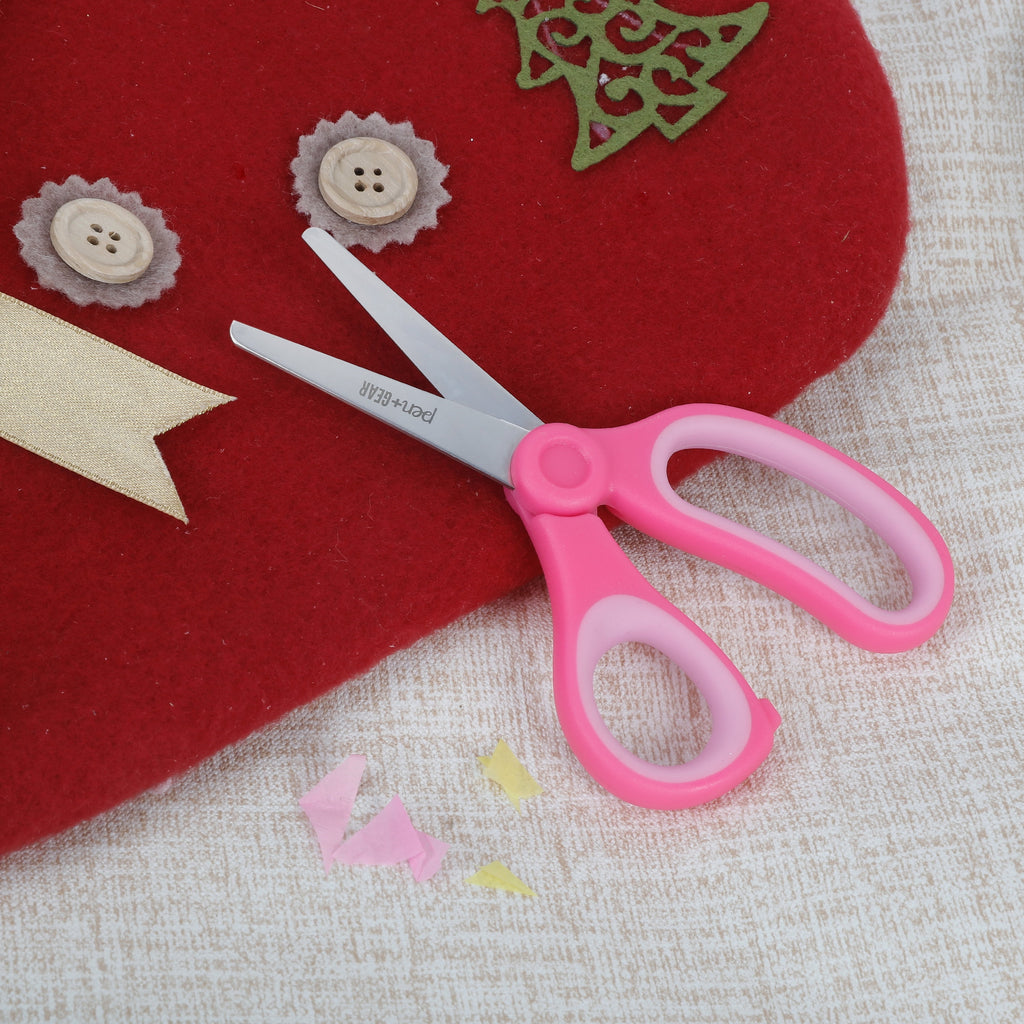 Pen+Gear 5-inch Blunt-tip Kids Scissors, Ages 4-7, School Supplies, Pink