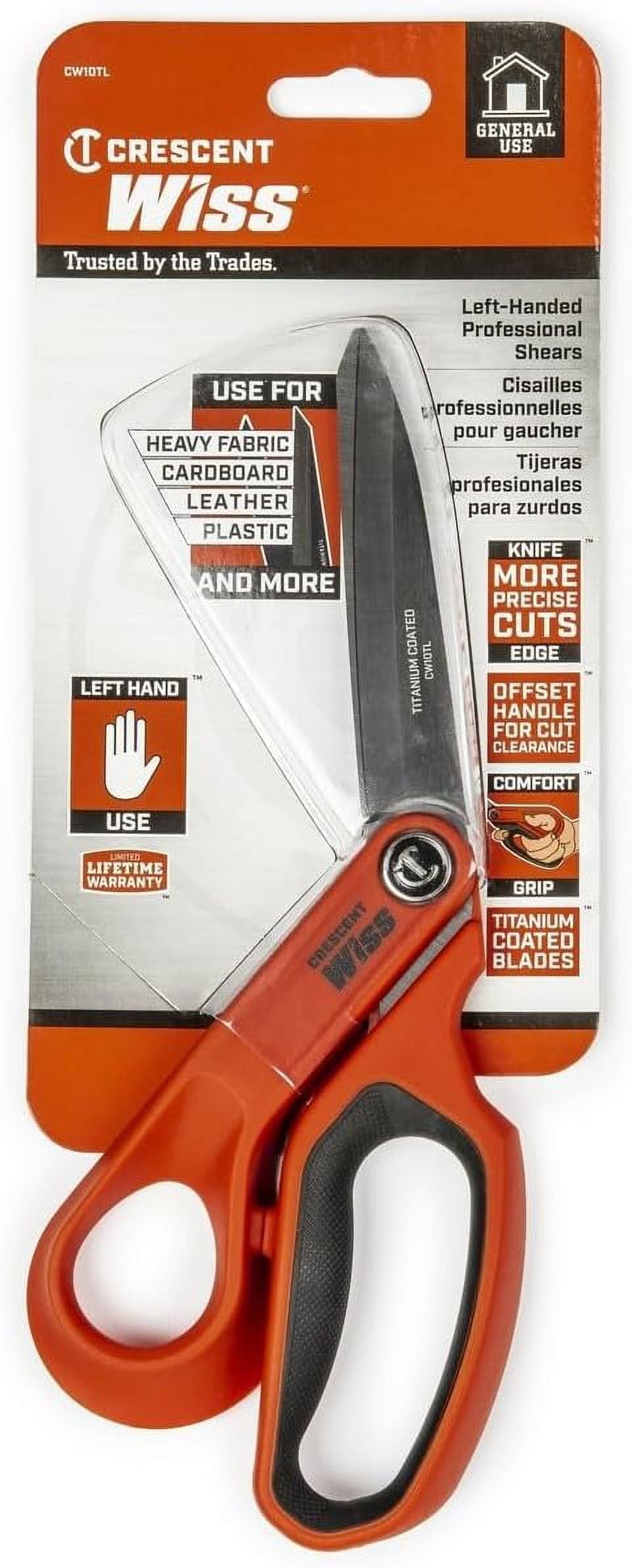Tool Shears Pro Offset Left-Hand Titanium