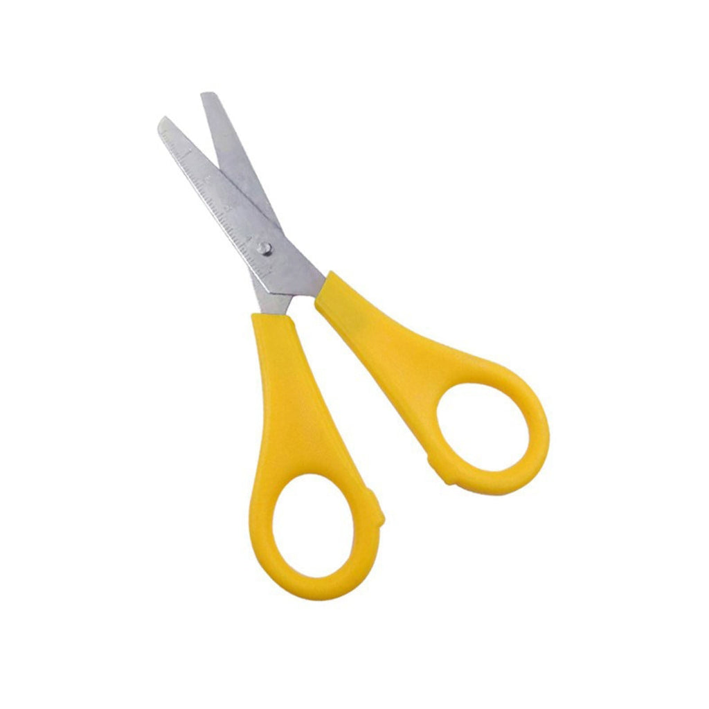 yulier Scissors 5" Student Ruler Scissors, Craft Scissors Small Scissors Blunt Tip Scissor for Office Home